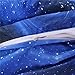 Sandyshow Galaxy Duvet Cover Outer Space Bedding Set Kids Bedding for Boys and Girls Teens Bedding Queen Size with Fitted Sheet