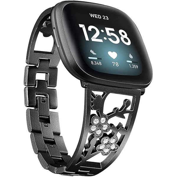 Compatible Avec Fitbit Versa 4 Et Versa 3 Pour Femme, Bracelet Réglable