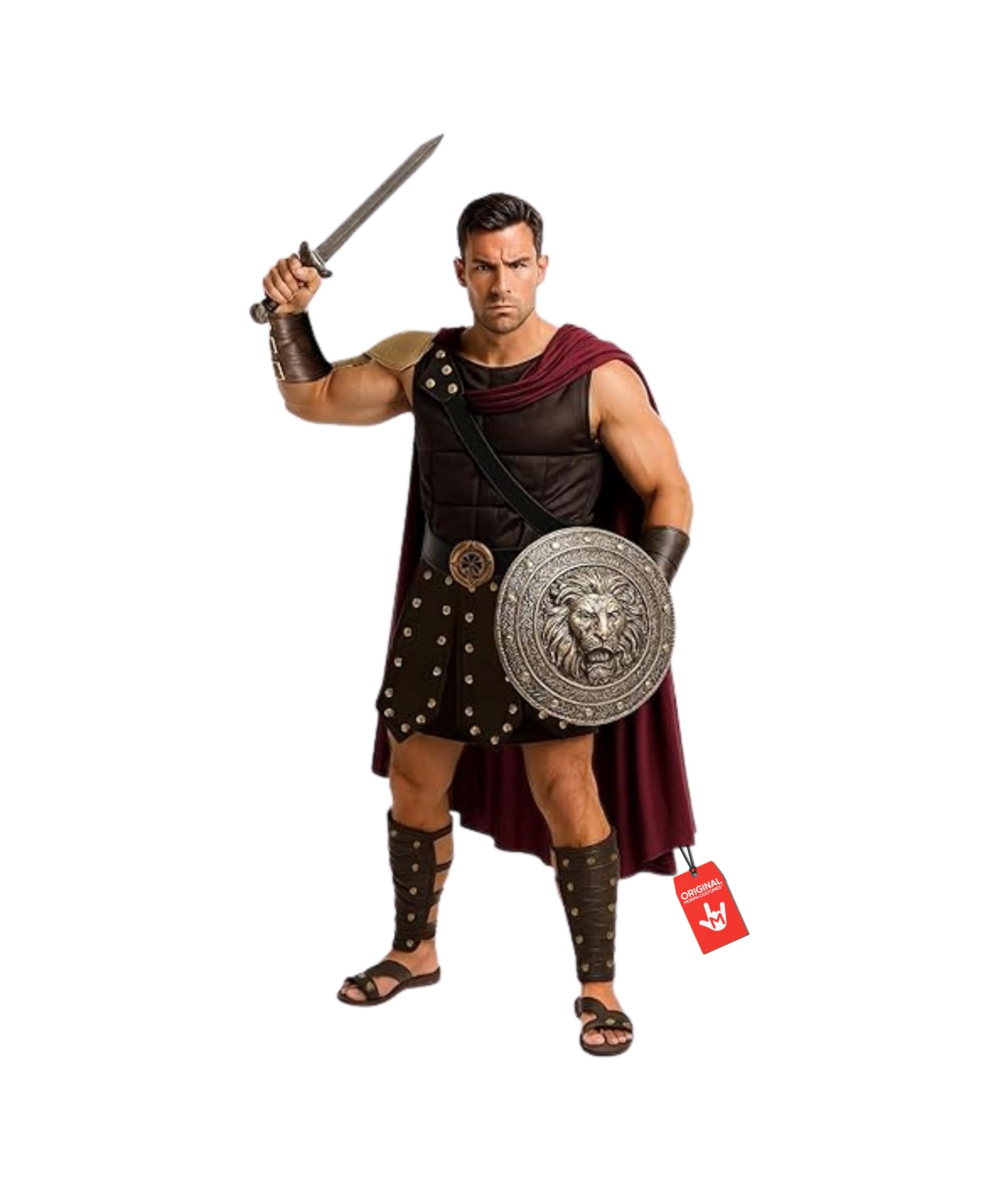 Morph Roman Gladiator Costume Men, Roman Soldier Costume Men, Centurion Costumes Adult, Halloween Costumes Men, Large
