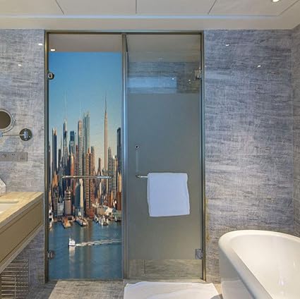 Amazon Com Yoliyana Decorative Privacy Window Film Urban For Fome