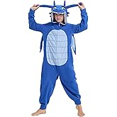 Kgromfy Unisex Dragon Costume for Kids Onesie Halloween Outfit Teens Animal Cosplay Jumpsuit Novelty Dress Up Comfy Homewear