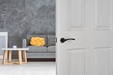 Designer Levers Marvel Lever on Rose Door Handle Matt Black 1 Pair view 4