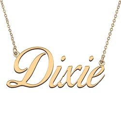 HUAN XUN Customized Custom Simple Any Name Necklace
