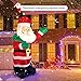 Albrillo Inflatable Christmas Decorations Outdoor 6 FT Tall Blow up Christmas Inflatables Santa Clause with Light, Ideal for Indoor Outdoor Party Yard