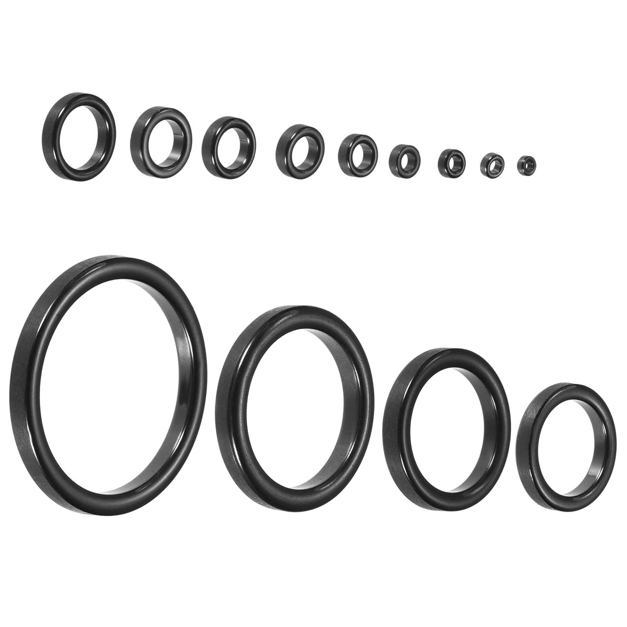 PATIKIL 1-24.3mm Fishing Rod Repair Kit, 28 Pack Ceramic Guide Ring for Saltwater Freshwater Fishing