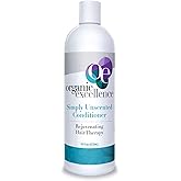 Organic Excellence Sulfate Free Conditioner - Fragrance, Gluten, Paraben Free, Color Safe. Organic Herb Extracts and Oils, Natural Hair Care for the Whole Family, 16 fl ounces (473 ml)