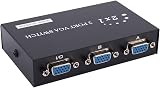 Keavenoy 2 Pack 2 Port VGA Switch 2 In 1 Out 1920x1440 Video Sharing Switcher view 2