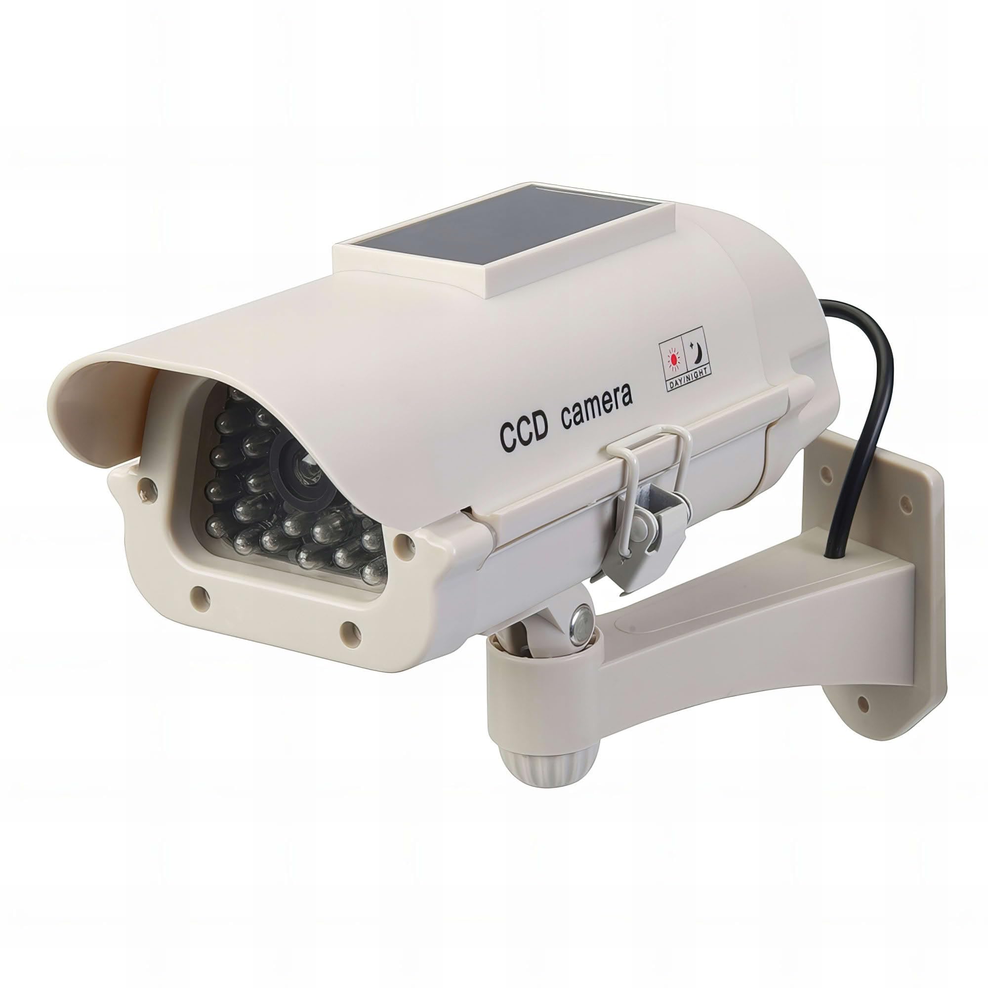 Silverline 614458 outdoor Solar-Powered Du mmy CCTV Camera with LED Solar-Powered , Grey