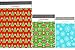 Inspired Mailers Holiday Combo Pack w/Writable Surface - 10 Each: 8.5x12 Snowflakes, 10x13 Ornaments, 14.5x19 Christmas Trees - Pack of 30 Poly Mailers