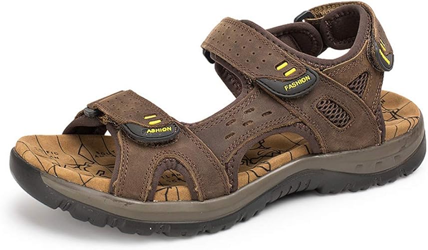 Beach Sandals for Men 2019, Mens Leather Beach Sandals, Mens Sports