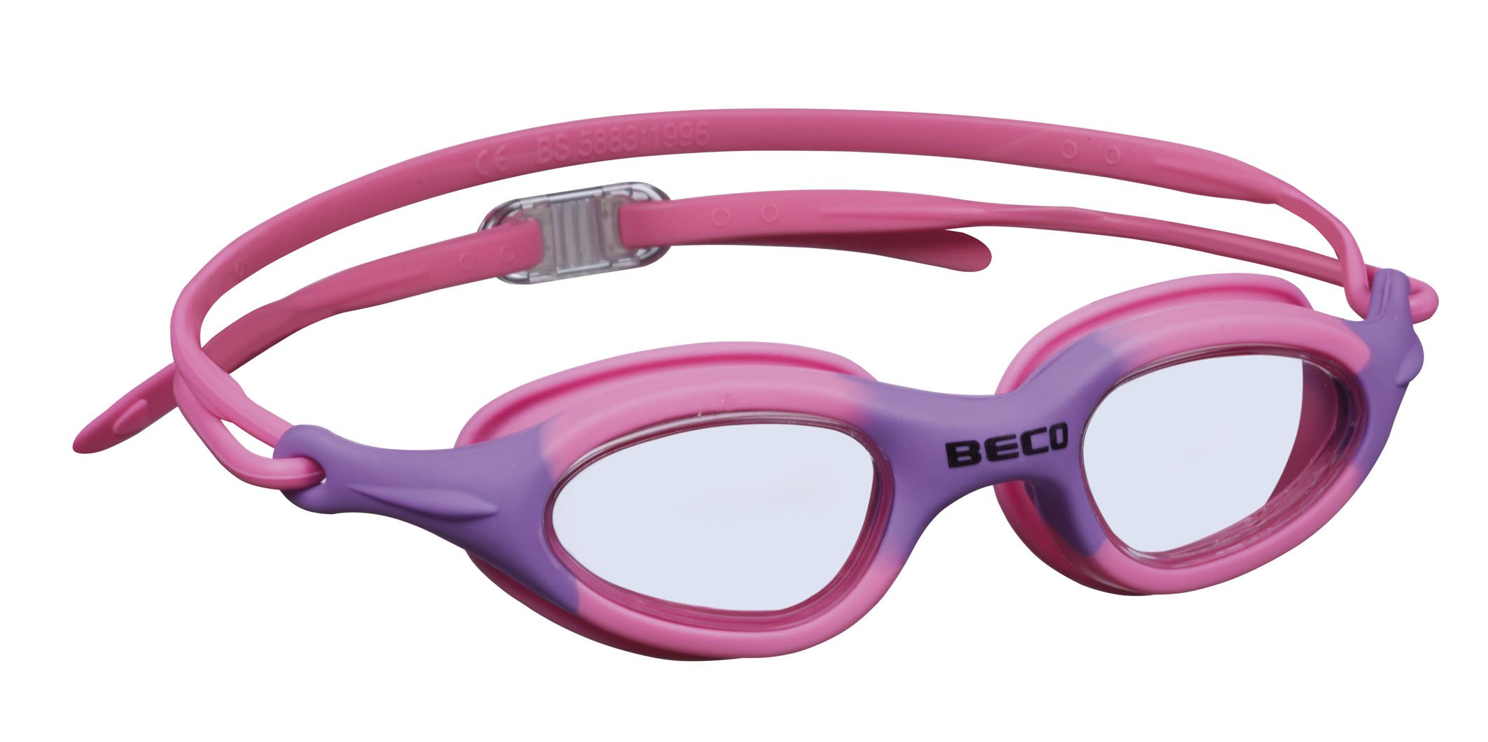 Beco Beco Unisex Youth Biarritz Swimming Goggles, Pink/Purple, One Size
