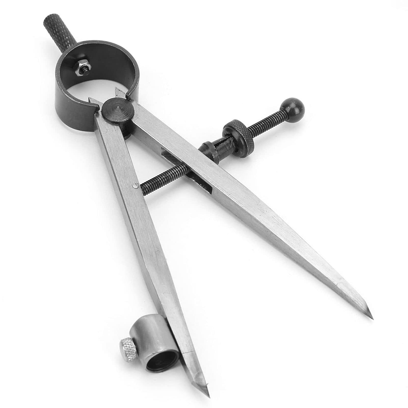 Wing Divider Line Location Scriber Drafting Compass Craft Rotating Tool for Leather Drawing Circles and Woodworking (100mm)