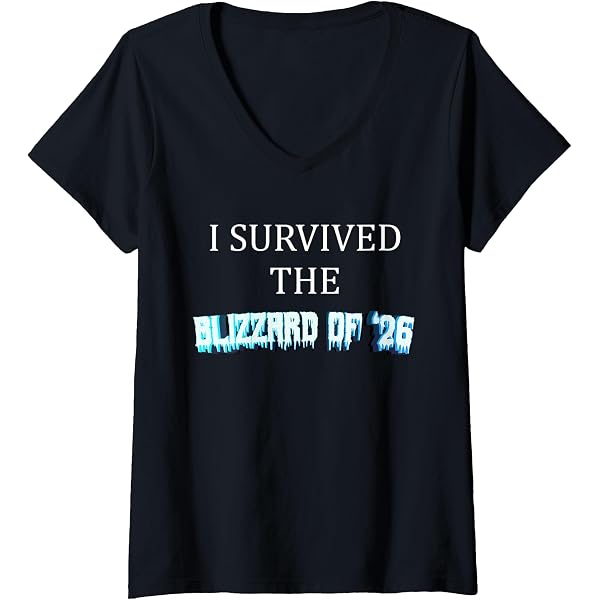 Amazon.com: I Survived The Blizzard of 2026 Frozen Snow Storm T