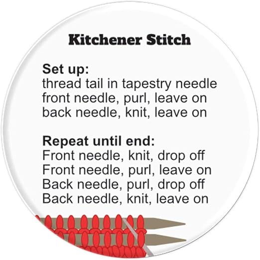 Amazon Com Kitchener Stitch Knitting Seam Instructions Popsockets