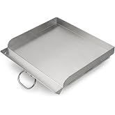 Stanbroil Stainless Steel Griddle for Camp Chef 14" Stove, 14 x 16 Inch | Single Burner Size, Fits Camp Chef Pro 60x, Expedition 2X, Pioneer 14, Yukon, Explorer, Outdoorsman &amp; Other 14" Deep Stoves