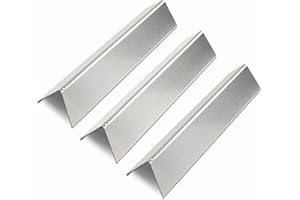 BTCDR 7635 15.3 Inch Flavorizer Bars for Weber Spirit I & II 200 Series Spirit E210 S210 E220 S220 (Stainless Steel, Silver)