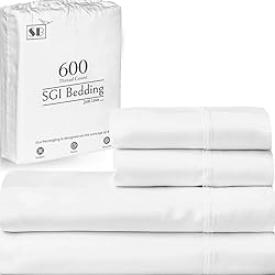 SGI bedding 600 Thread Count 4 Piece 100% Egyptian