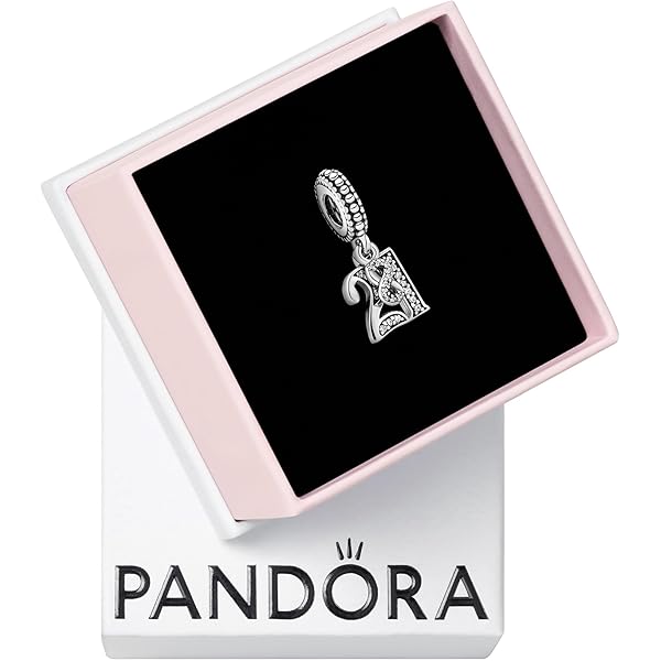 Amazon.com: PANDORA Interlocking Hearts Dangle Charm - Compatible