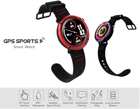 ShenYo Reloj Inteligente GPS MT2503 Deporte Impermeable Reloj con ...