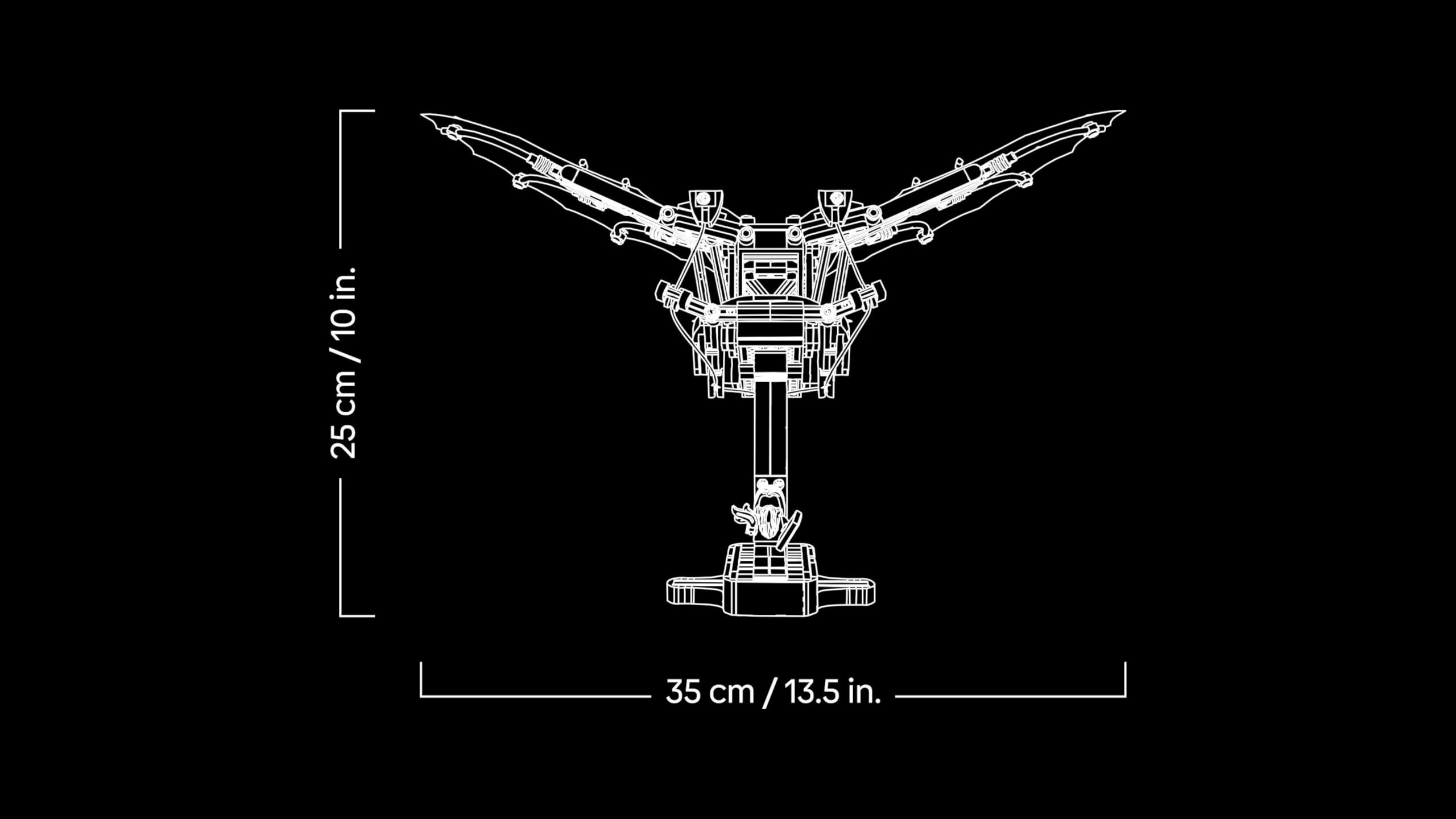 LEGO Icons Leonardo da Vincis Fluggerät mit schlagenden Flügeln - Inklusive Minifigur & Ständer - Bauset für Erwachsene - Deko-Set für Zuhause - Geschenkidee - 10363 9