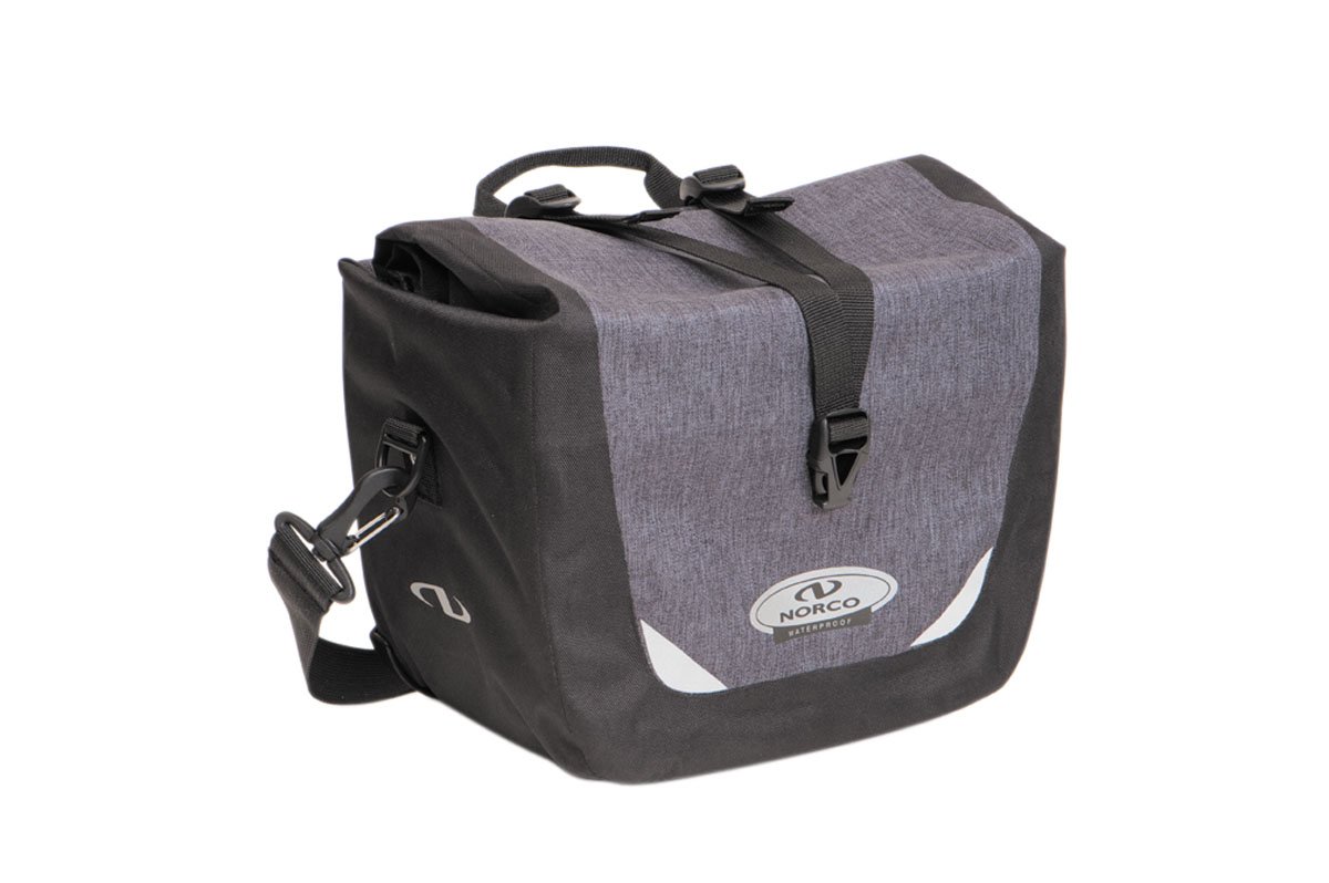 Norco Dunbury handlebar bag, grey, 29 x 21 x 15 cm