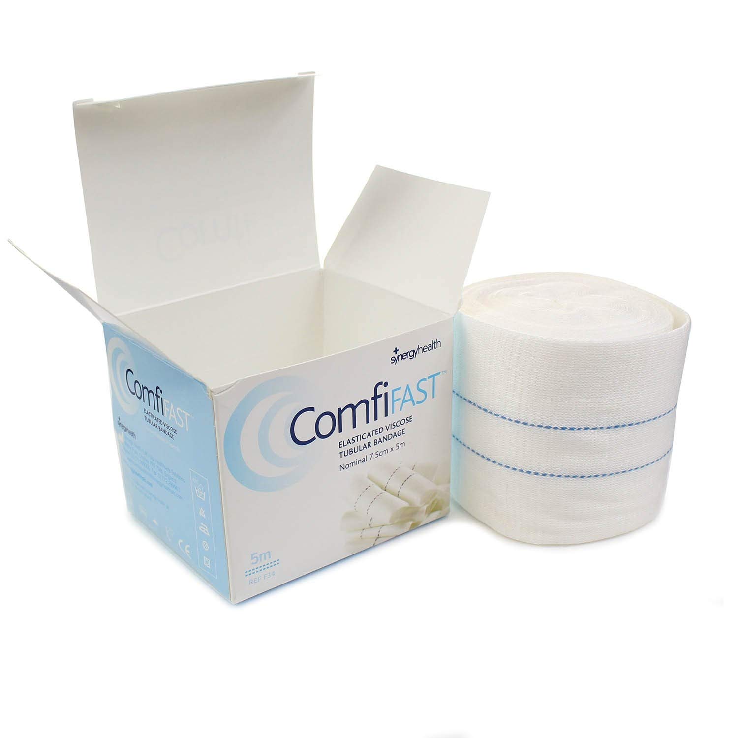 Comfifast Multi Stretch Eczema Tubular Bandage, 5 m, Blue