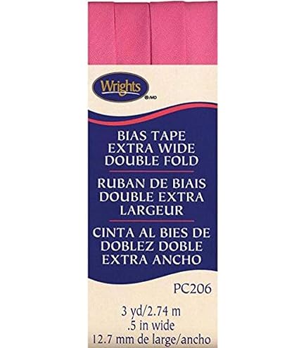 Double Fold Quilt Binding 7/8X3yd-Bright Pink