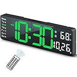 Digital Clock, Digital Wall Clock for Living Room