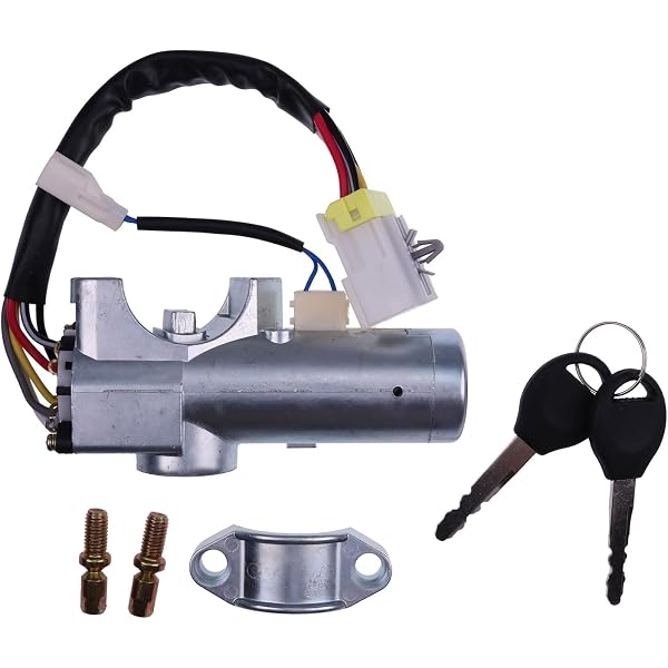 Replacement Door Lock Cylinder With 2 Keys - Fits Nissan Altima, Frontier, Pathfinder, Xterra (1996-2004)