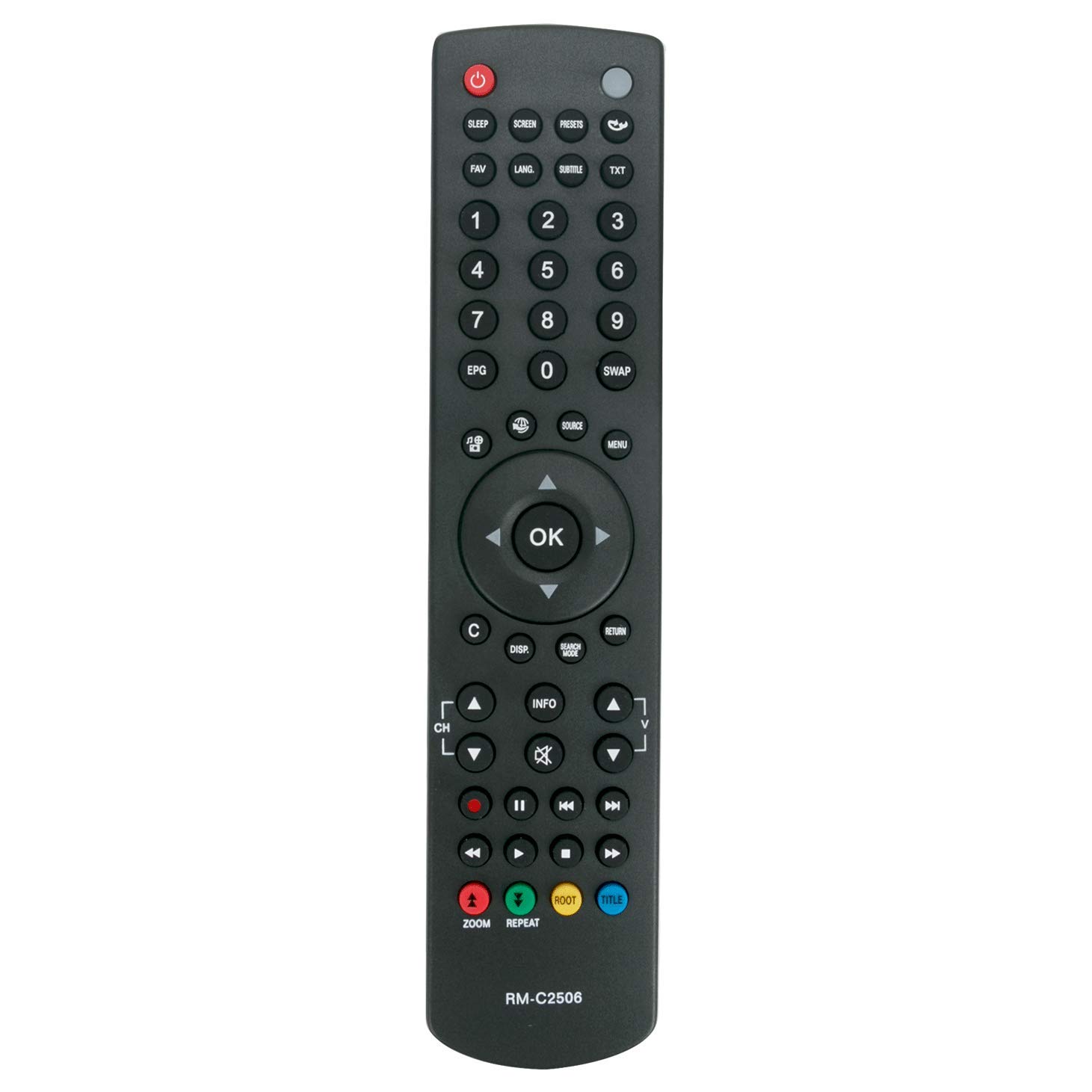 VINABTY RM-C2506 RMC2506 Remote Control Replacement for JVC TV DVD Player LT19DD30J LT-19DD3J LT19DD3J LT22DD3J LT-19DD30J LT-22DD3J