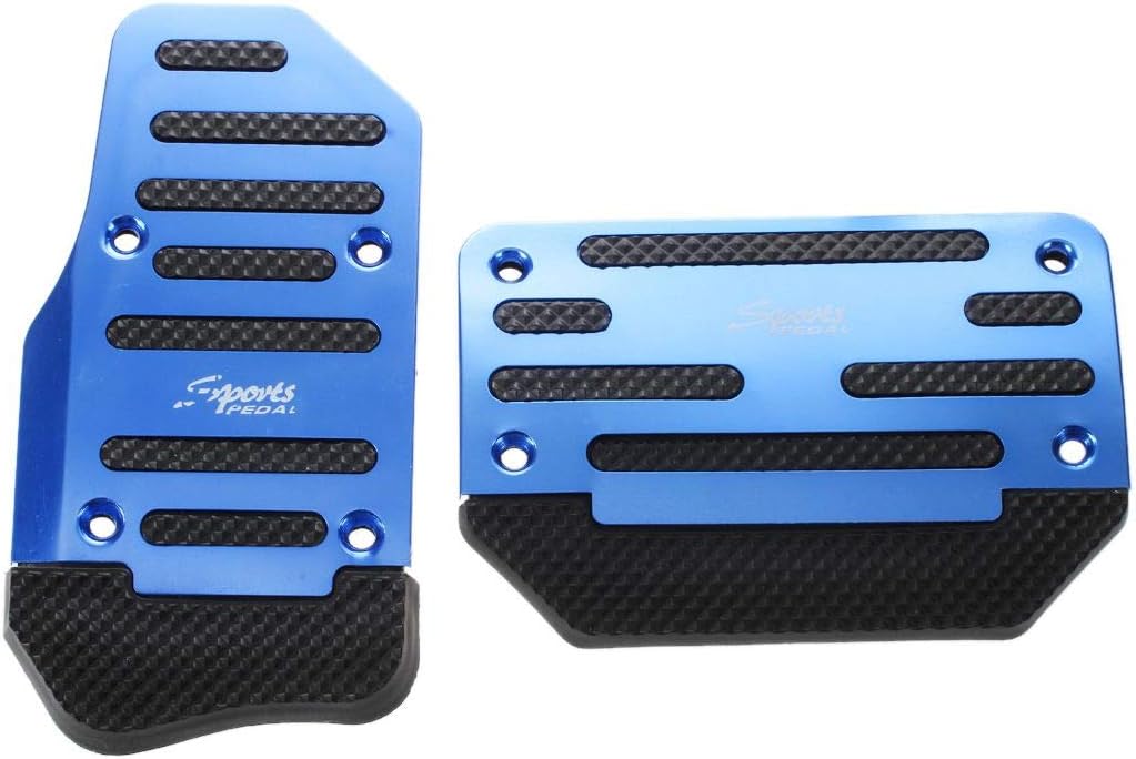 Auto Pedalabdeckungen Rot - Rutschfeste Bremspedal & Gaspedal Pads