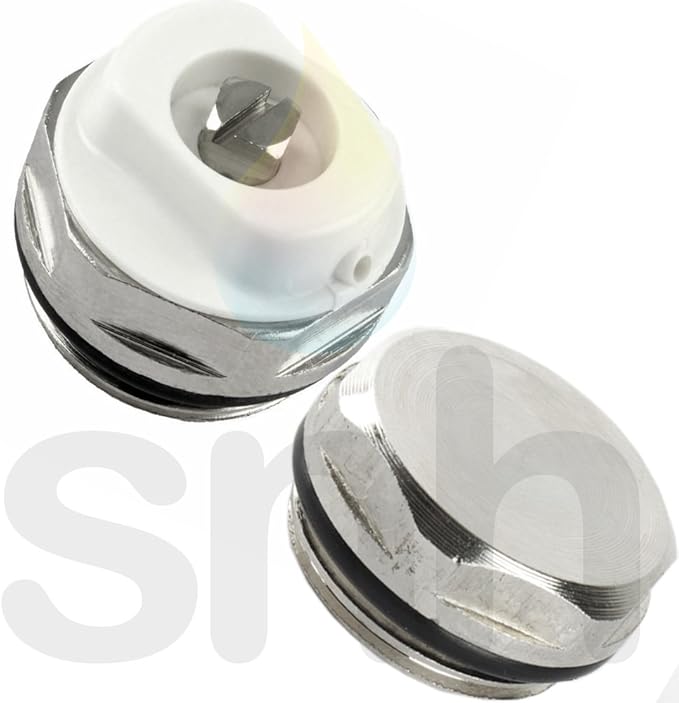 1/2" Inch Air Vent Radiator Bleed Plug Valve Directional with Blanking