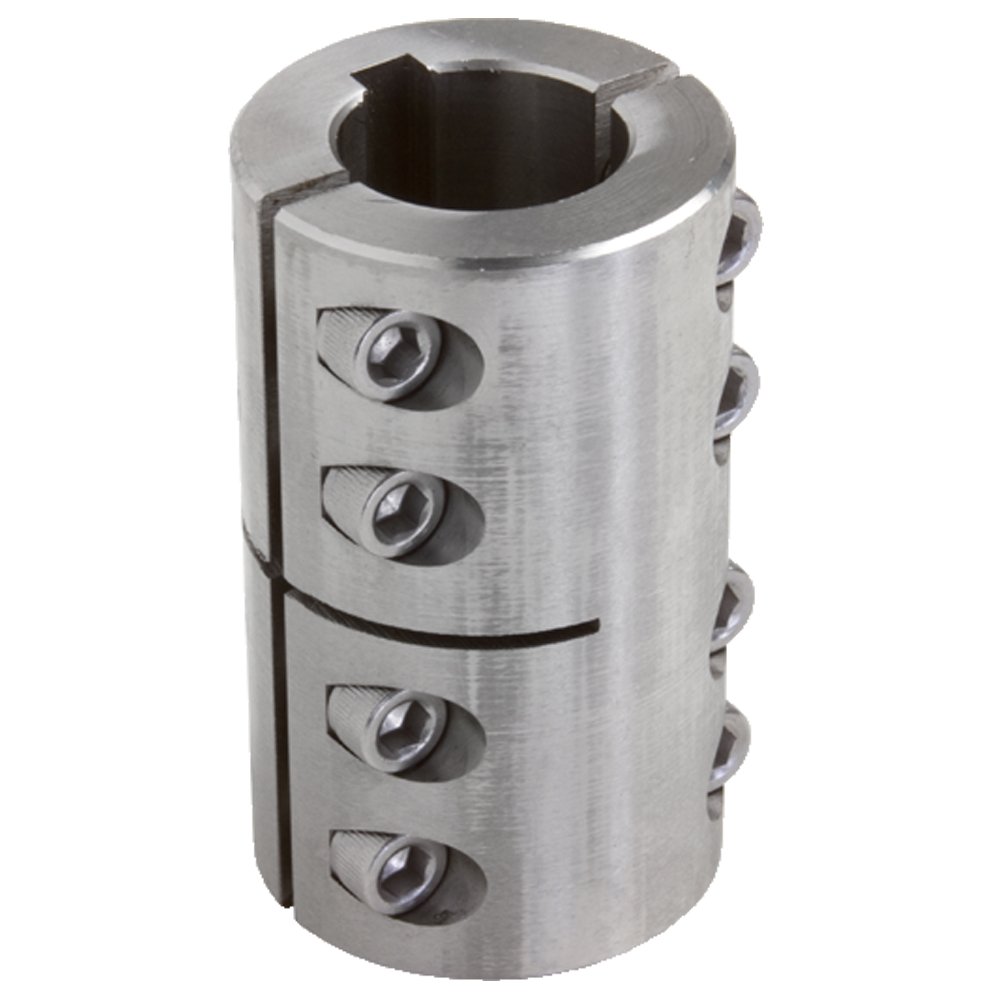 Climax Part 2ISCC150150SKW T303 Stainless Steel Clamping Coupling, 1 1