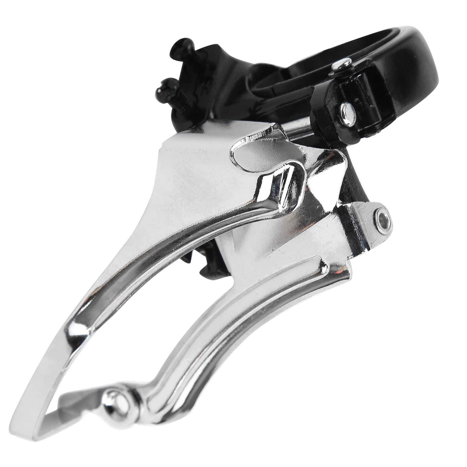 Bicycle Front Derailleur, Bike Accessory Aluminium Alloy Bike 9 Speed Derailleur for 30.8/31.8/34.9mm Diameter Tube