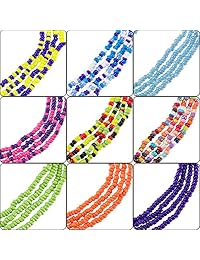 20 Pieces Waist Bead Jewelry Women Waist Chain Colorful Body Chain Beach Bikini Belly Chains for Women Girls Summer