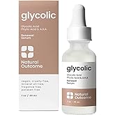 Natural Outcome Glycolic Acid/AHA 12% Renewal Serum | Anti-Aging Exfoliating Facial Serum | Increases Cell Turnover Leaving Behind Smoother Skin | Clarifies Acne and Rejuvenates Skin | 1 Oz
