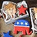 Donald Trump Cookie and Fondant Cutter - Ann Clark - 4.25 Inches - US Tin Plated Steel
