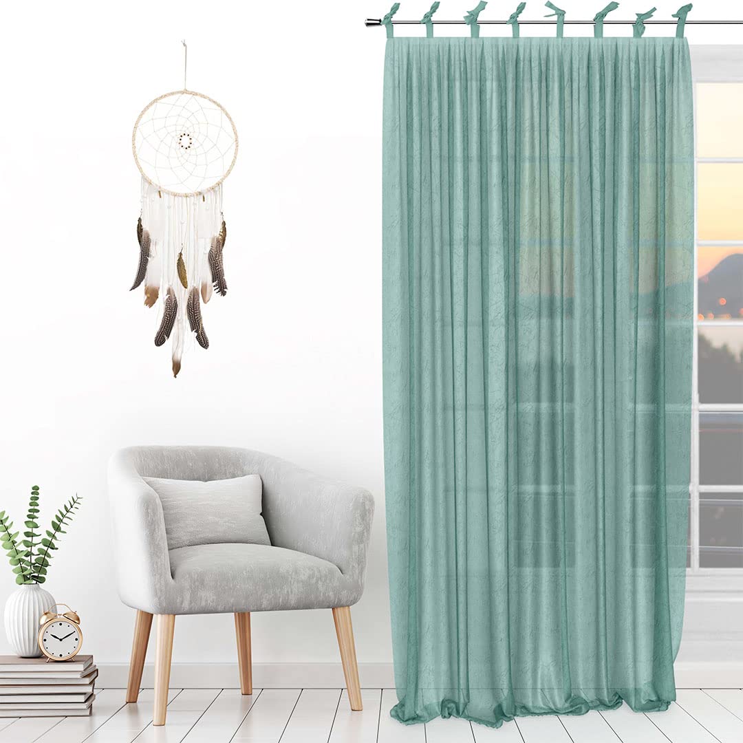 Soleil d'ocre Green Nouette Cover 140 x 250 cm