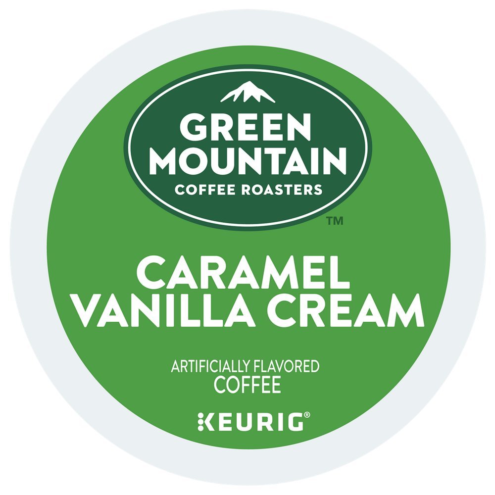 Green Mountain Coffee Roasters Caramel Vanilla Cream single serve K-Cups for Keurig brewers, 48 Count