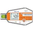 Elitech WHO PQS Certificated 120 Days Temperature Data Logger with Light Sensor Single-Use Cold Chain Monitor (CCM) Temperature Recorder with PDF Report 16000 Points LogEt1