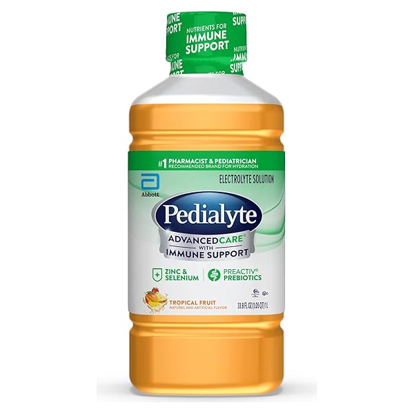PEDIALYTE ADVANCEDCARE ELECTROLYTE SOLUTION HAS PREACTIVPREBIOTICS | HYDRATION...