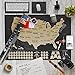 Scratch off Map of USA – Laminated Scratch US Map (Wall Poster) with Associations & Landmarks – Track your Travels – 18.5 x 26.77in – by OutFormal