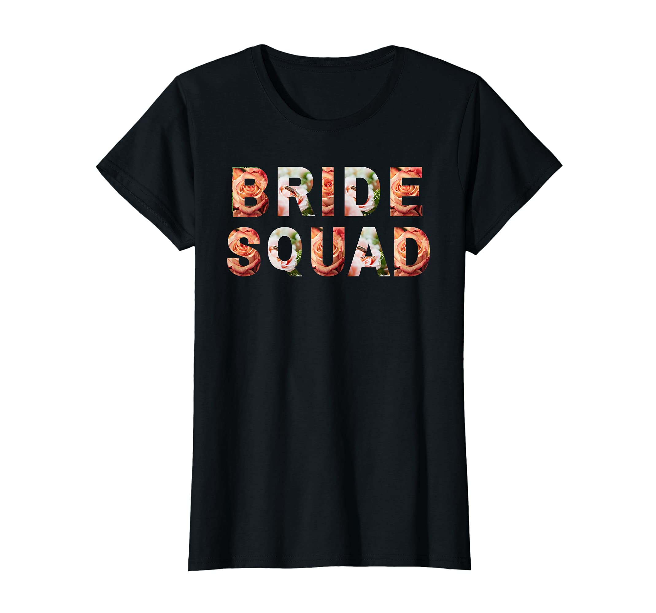 Womens Elegant Bride Squad Wedding Shower Wedding Idea For Women T-Shirt