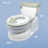 Jool Baby Real Feel Potty with Wipes Storage Sage Transition Seat view 3