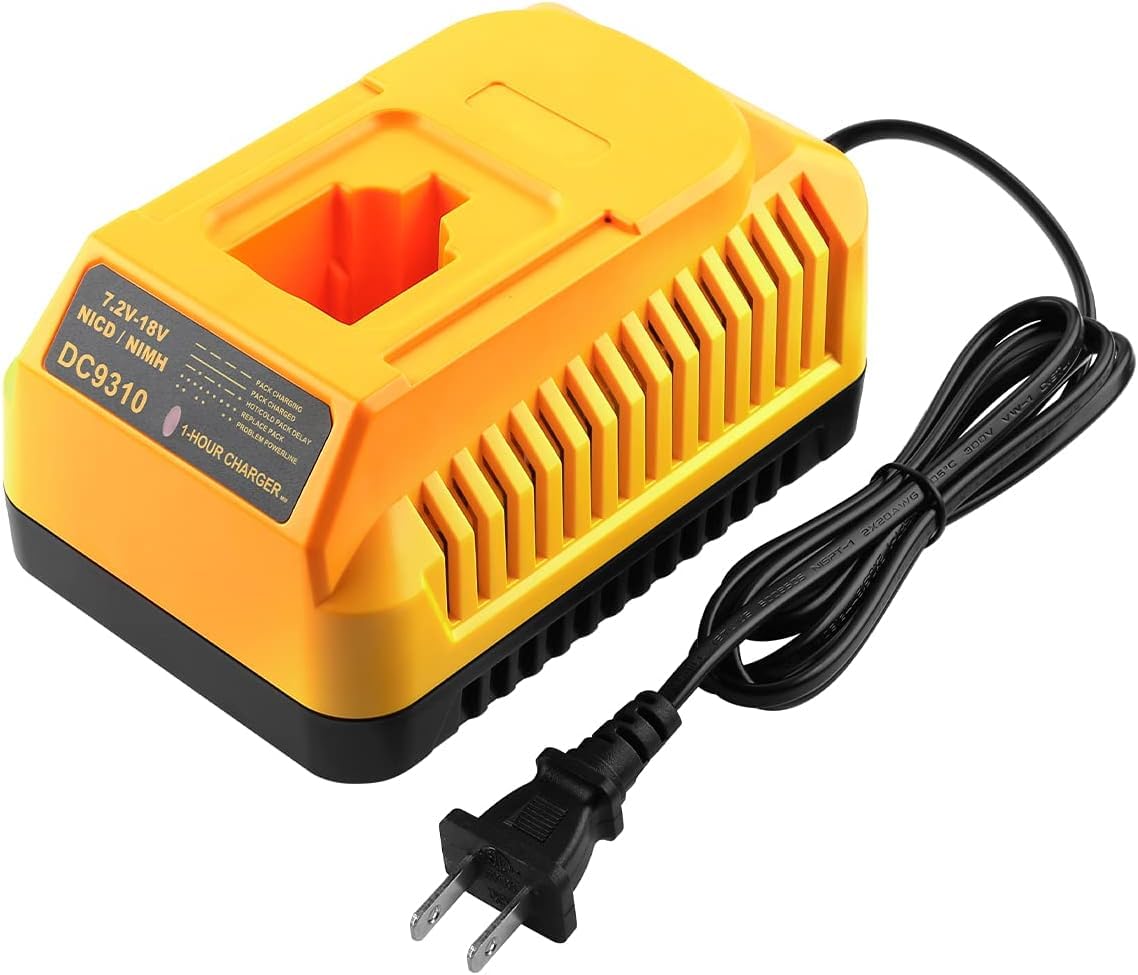 Photo 1 of Powilling DC9310 Fast Charger Replacement for Dewalt 18V Battery Charger DC9096 DC9098 DC9099 DC9091 DC9071 DE9057 DW9096 Compatible with Dewalt 18V XRP NI-CD/NI-MH Battery(Not for Lithium Battery)