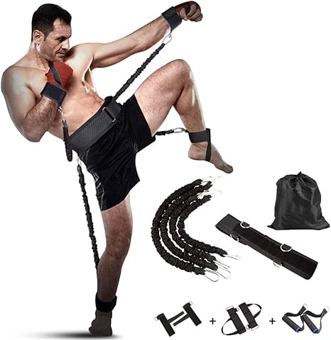 boxing training with resistance bands