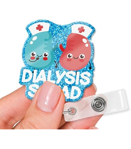 Funny 'Dialysis Squad' Retractable Badge Reel - Nurse & Doctor Gift, ID Holder With 24-Inch Retract - View #7