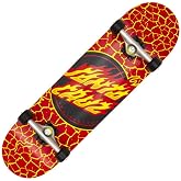 Santa Cruz Skateboards Complete Flame Dot Red 8.25" x 31.5" Assembled