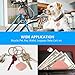 Apsung Key Finder, 4 Pack Wireless Anti-Lost Tracker, Anything Finder Wallet Bags Pet, Nut 3 Mini Locator App Control Smartphones.