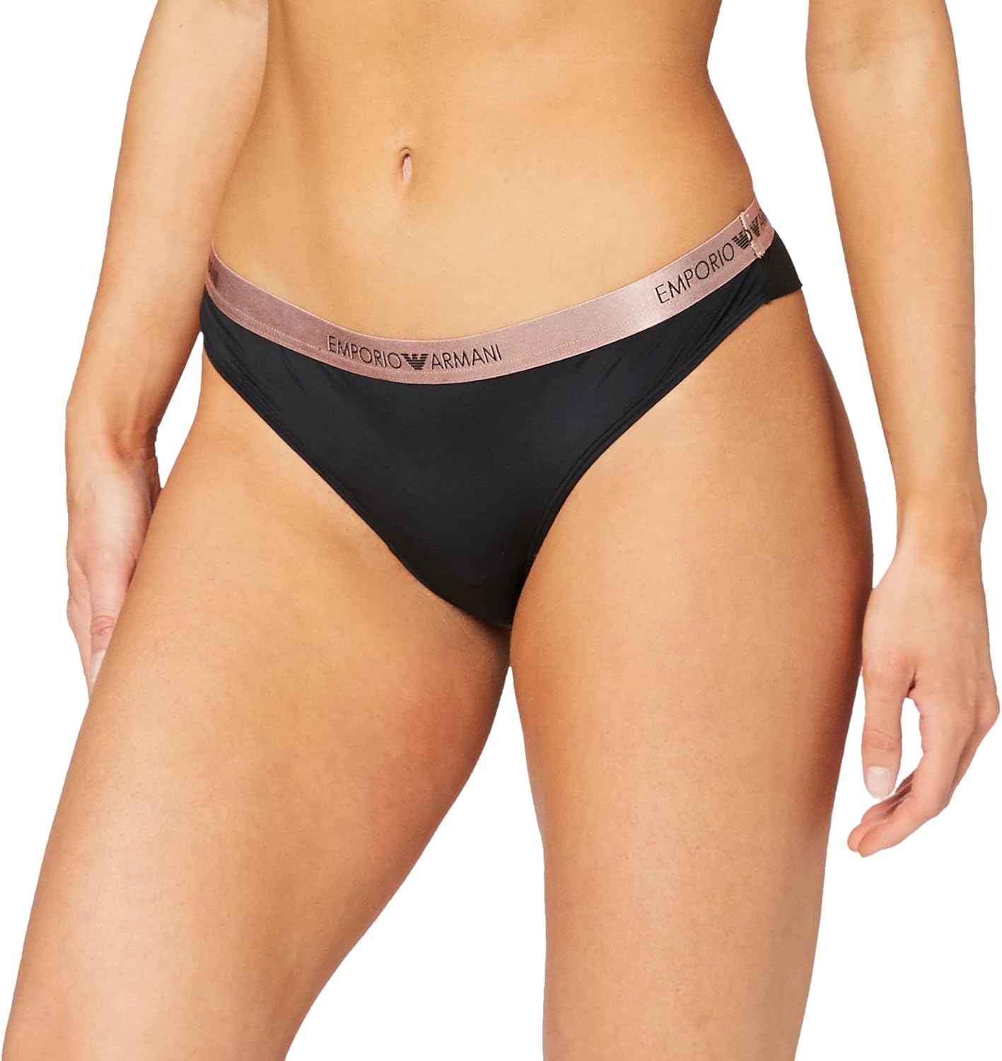 Emporio Armani Women's Underwear Brazilian Brief Iconic Microfiber Amazon.co.uk Clothing